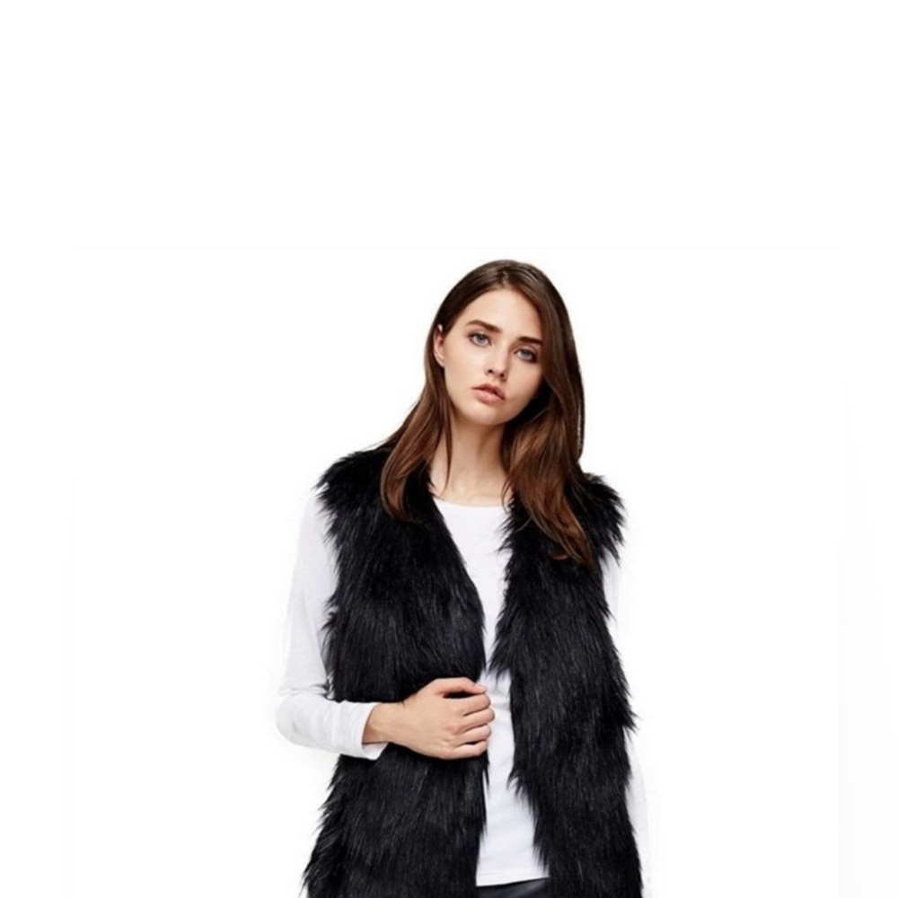 Jason Maxwell Mauve Faux Fur Vest